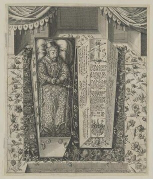Bildnis des Herzogs Johann II. von Sachsen-Weimar auf dem Totenbett