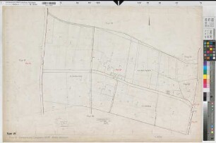 Liesborn (Wadersloh), Flurbereinigung Liesborn, Bl.15 Zuteilungskarte Flur 15