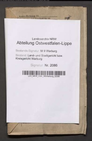 Erblasser: Nüsse, Theresia, geb. Hille: