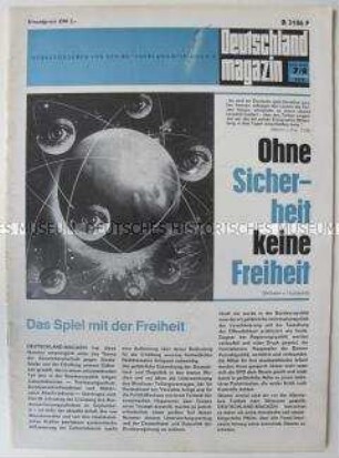 Konservative Monatszeitschrift "Deutschland magazin" u.a. mit scharfer Polemik gegen die Ostpolitik der Regierung Brandt