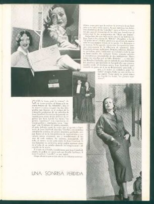 Una sonrisa perdida