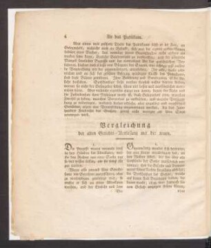 Vergleichung der alten Gerichts-Verfassung mit der neuen.