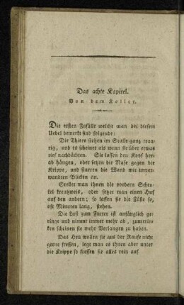 Das achte Kapitel. Von dem Koller.