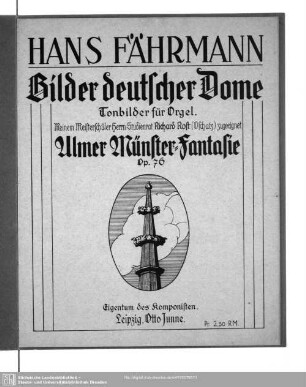 [1]: Ulmer Münster : Fantasie ; op. 76,1
