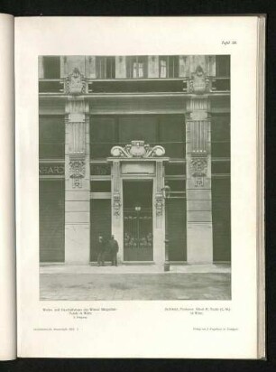 Tafel 38: Wohn- und Geschäftshaus des Wiener Bürgerlade-Fonds in Wien