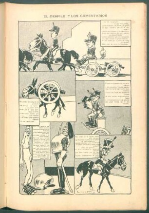 El desfile y los comentarios - [Cómic]