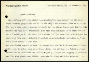 C. Watzinger an G. Karo