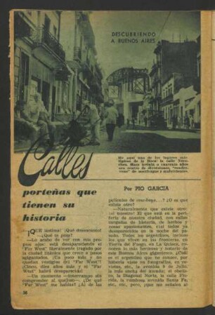 Calles porteñas que tienen su historia