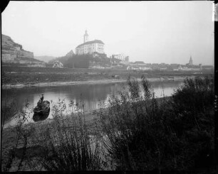 Gundelsheim Ortsansicht mit Schloss Hornegg