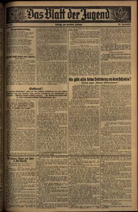 Zweite Ausgabe vom Mittwoch, den 26. November 1930.