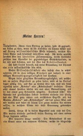 Arbeiterprogramm : über den besondern Zusammenhang der gegenwärtigen Geschichtsperiode mit der Idee des Arbeiterstandes