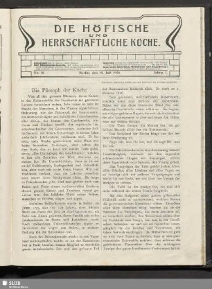 No. 18, 10. Juli 1905
