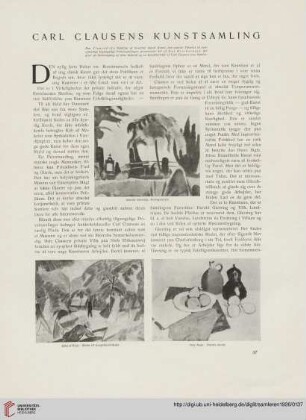 3: Carl Clausens Kunstsamling