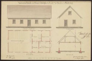Weigle, Karl, Metzger Bau einer Wirtschaftshütte