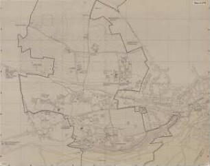 Lageplan TUM / Weihenstephan mit Teilausschnitt von Freising (M 1 : 2500)