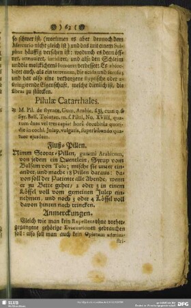 Pilulae Catarrhales