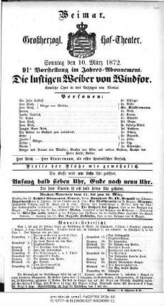 Die lustigen Weiber von Windsor