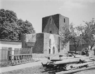 Tagebau Böhlen. Abbruch bei Zeschwitz