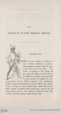The toilette in the Birman Empire