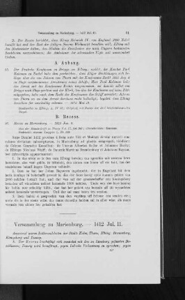 Versammlung zu Marienburg. - 1412 Jul. 11.