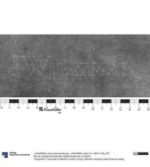 Name (zweikonturig): J WHATMAN