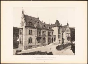 Ludwig-Wilhelm-Pflegehaus, Baden-Baden: Ansicht (aus: Moderne Neubauten, 1.Jg., 1894, hrsg. W. Kick)