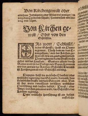 263v-271r, Von Kirchengewalt oder von den Schlüsseln