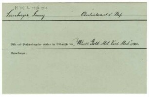 Limberger, Franz