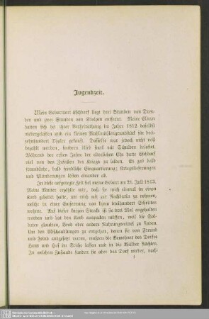 Jugendzeit