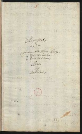 Magnificat; V (4), Coro, vla (4), cemb; D-Dur; P 246