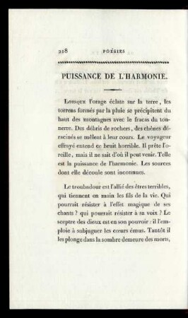 Puissance De L'Harmonie.