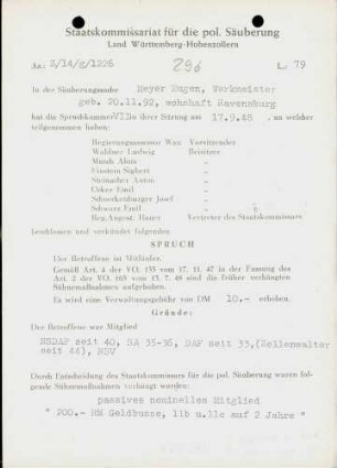 Meyer, Eugen