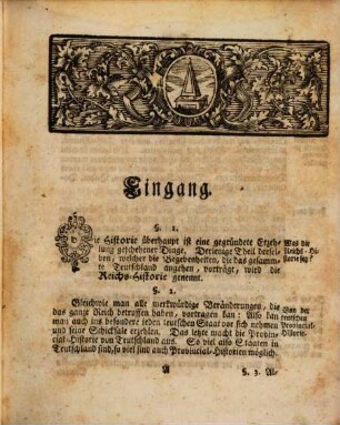 Teutsche Reichs-Historie : von den Zeiten an wo ihre Geschichte eine Gewißheit haben, angefangen und biß auf das Jahr 1747. fortgesetzt. Zum Gebrauch Academischer Vorlesungen eingerichtet