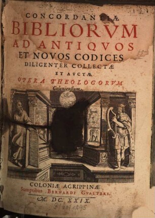 Concordantiae Bibliorum Ad Antiquos Et Novos Codices