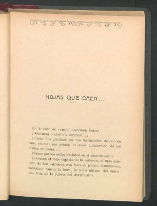 Hojas que caen...