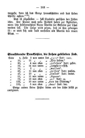 Sinnstörende Druckfehler, die stehen geblieben sind