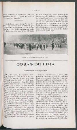 Cosas de Lima : Un cicerone revolucionario