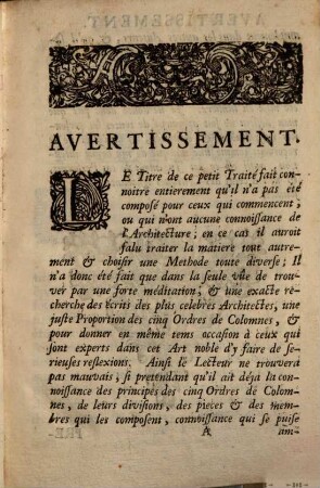 Abrégé de l'architecture