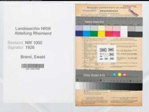 Entnazifizierung Ewald Brand, geb. 14.04.1883 (Bueroangest.)