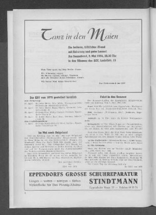 Der EBV von 1875 gratuliert herzlich