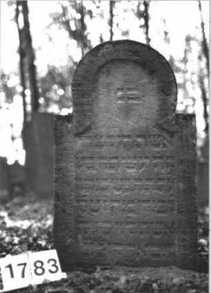 Grabstein 1783