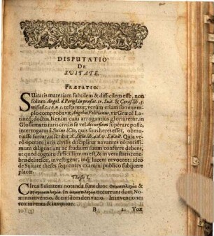 Disputatio iuridica de suitate