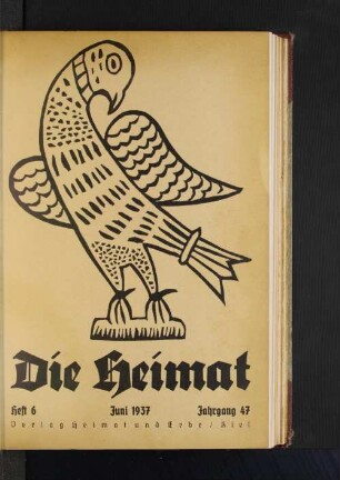 Heft 6. Juni 1937. Jahrgang 47.