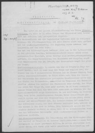 Grimmelfingen mit Einsingen, Donautal, Riedhof, Eggingen, Ermingen, Wernau (Erbach), Allewind und Schaffelkingen: Visitationsbericht mit Pfarrbericht 1954