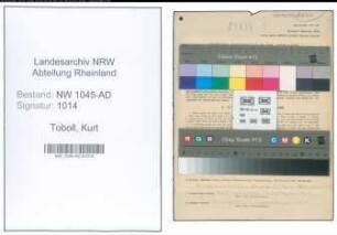 Entnazifizierung Kurt Toboll , geb. 22.05.1909 (Gaertner)