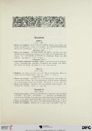 [Waldeck, Contremarkierte Stücke, Philipp IV. etc.]] (Nr. 1-971)