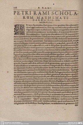 PETRI RAMI SCHOLARUM MATHEMATICARUM LIB. IIII.