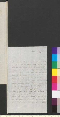 Brief von Sander, Sophia Friederika Henriette an Goethe, Johann Wolfgang von