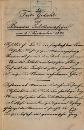 Commerce-Lieder der Studentenverbindung Bavaria