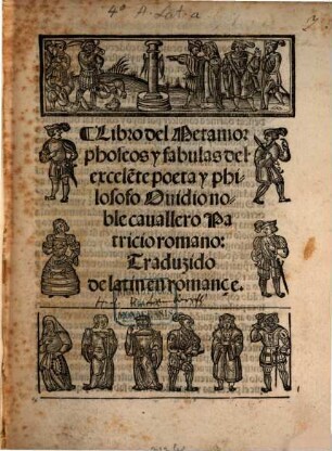 Libro del Metamorphoseos ... del Ovidio